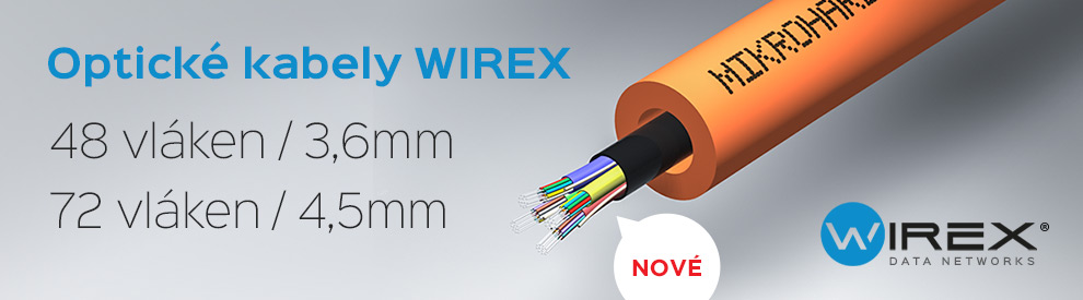 Wirex optické kabely
