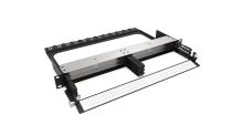19&quot;, 1U, vysokohustotní modulární vana pro 6 modulů 24xLC, max. 144 LC, neosazená
