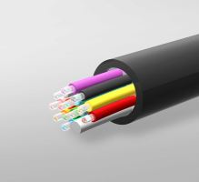 Kabel optický A-D2Y HD 4E9/125, FRP, Blown Cable BLK, Z444, KDP