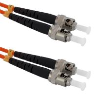 Patch cord ST/PC-ST/PC Duplex 50/125 2m