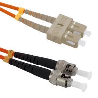 Patch cord ST/PC-SC/UPC Duplex 62,5/125 1m