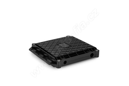 Optická spojka slim, IP65, pro 12 svárů, 4 vst./výst. porty 16mm, 210x205,5x50mm