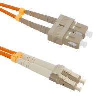 Patch cord LC/UPC-SC/UPC Duplex 62,5/125 2m