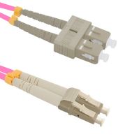 Patch cord LC/UPC-SC/UPC Duplex 50/125 10m, OM4